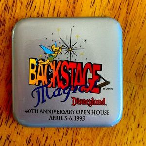 Disneyland 40 anniversary open house button